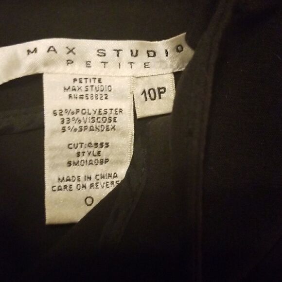 Max Studio Black Pants 10P - Picture 2 of 2